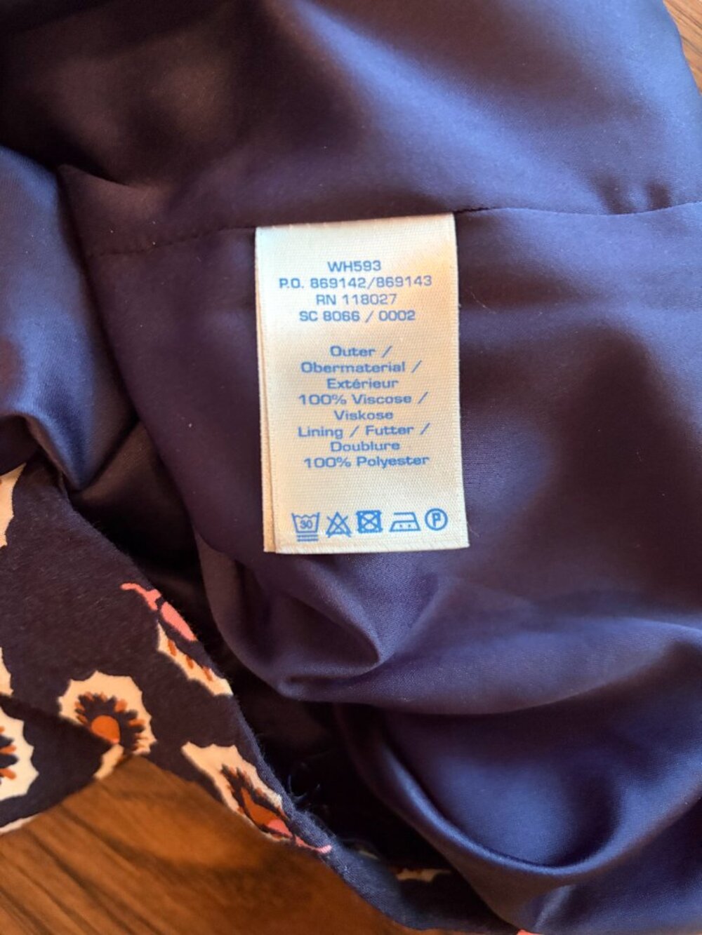 Boden dress 10 blue pink - Picture 11 of 11